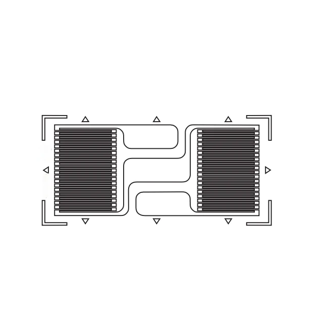 Half Bridge Foil Strain Gauges GB-A
